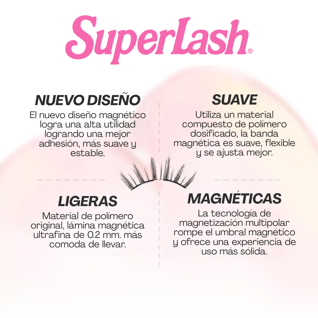 SUPERLASH® Pestañas magnéticas 2x1